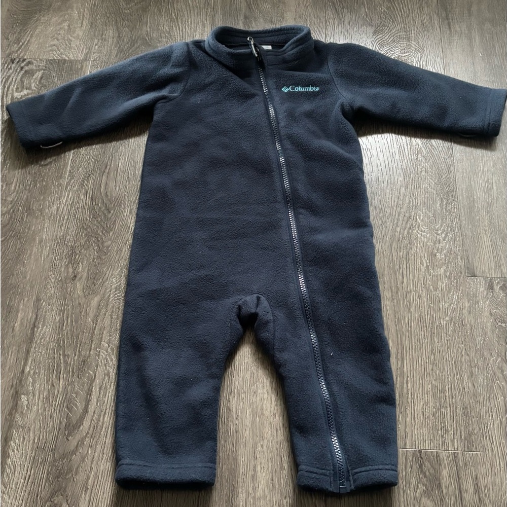 Columbia Dark Blue fleece One Piece